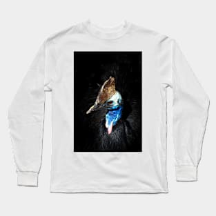 Cassowary Portrait Long Sleeve T-Shirt